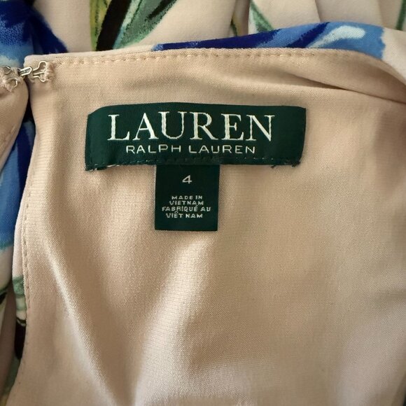 Ralph Lauren Floral Bodycon Dress – Size 4 - Picture 5 of 5